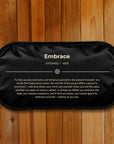 Embrace the Heat reusable sauna cold pack featuring the brand’s philosophy of mindfulness and presence