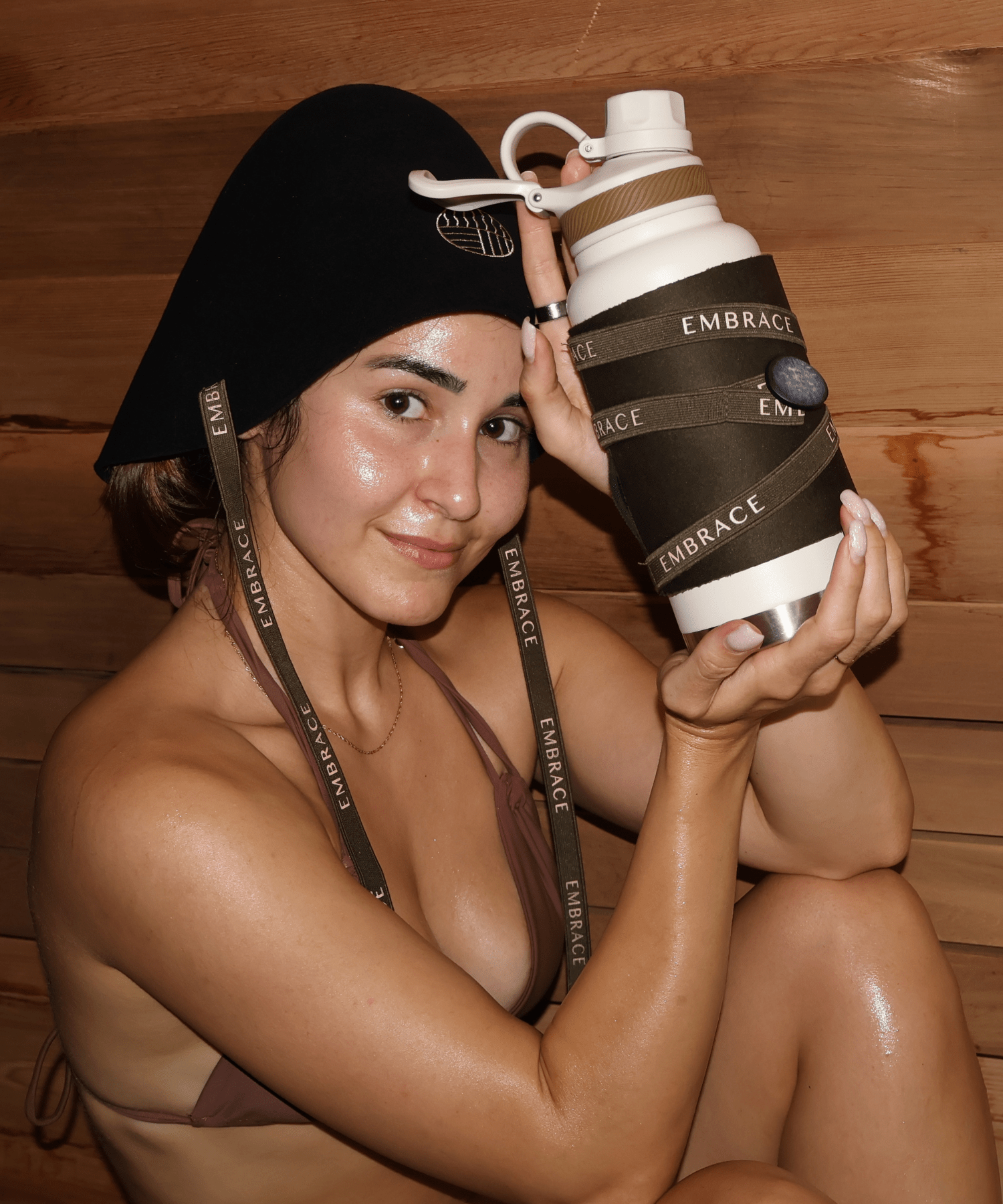 The Wrap | Sauna Bottle Sleeve - Embrace The Heat